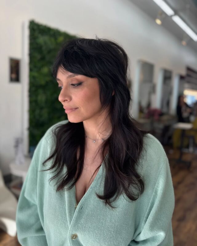 Mullet haircut by @hairousal 

Mullets are such a fun way to really create shape and frame the face in so much more detail! 

Not necessarily about bing business in the front and a part in the back but more so of just helping the face really stand out!

Have you ever considered a mullet? 

#mullethair #mullet #haircutting #lahairsalon #losangeleshairsalon #losangeleshairstylist
#shermanoakshairstylist